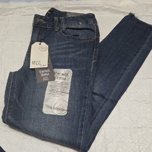 1822 Denim Women's Dark Blue Skinny Jeans